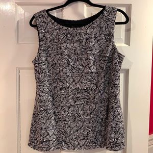 Sequined ladies tank